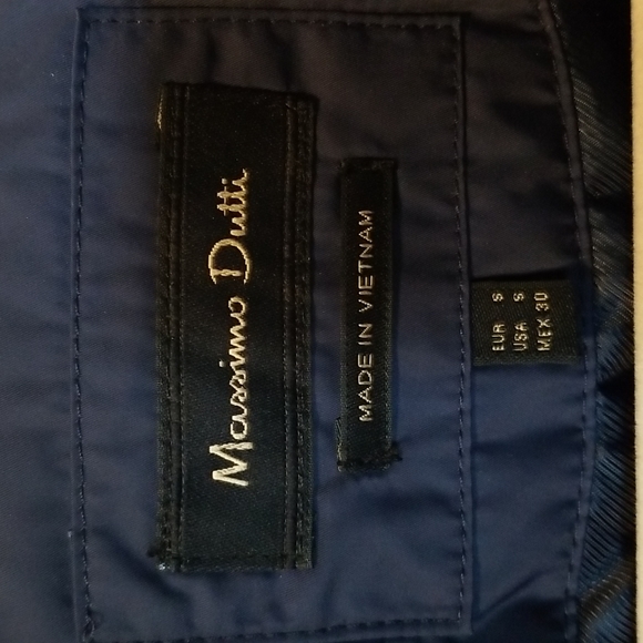 Massimo Dutti Navy blue casual jacket/blazer - Picture 7 of 11